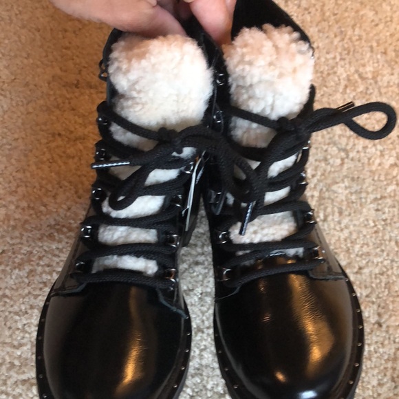 Sorel Lennox Lace Cozy Waterproof Black Boot 6.5 - Picture 7 of 10